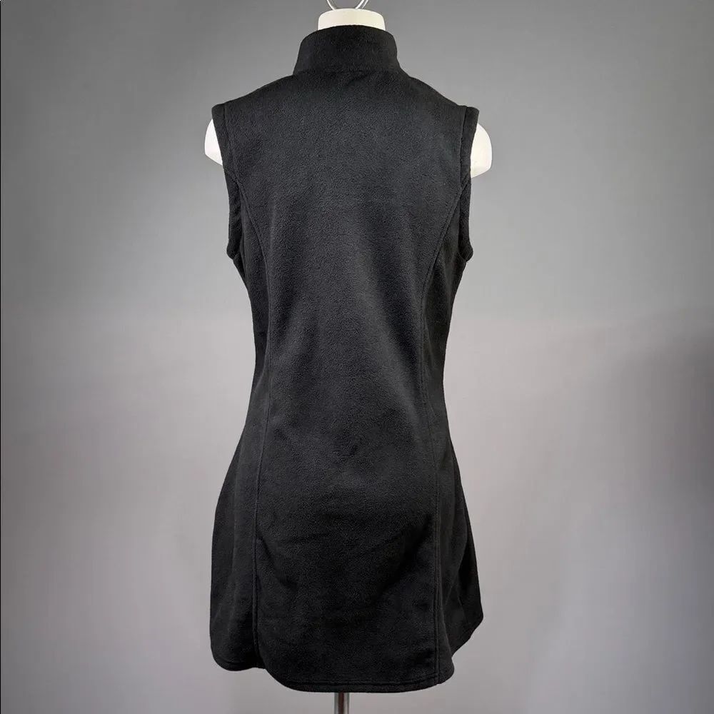 Polar Fleece Dress Zip Pocket Sleeveless Tunic (R10) - Picture 6 of 8